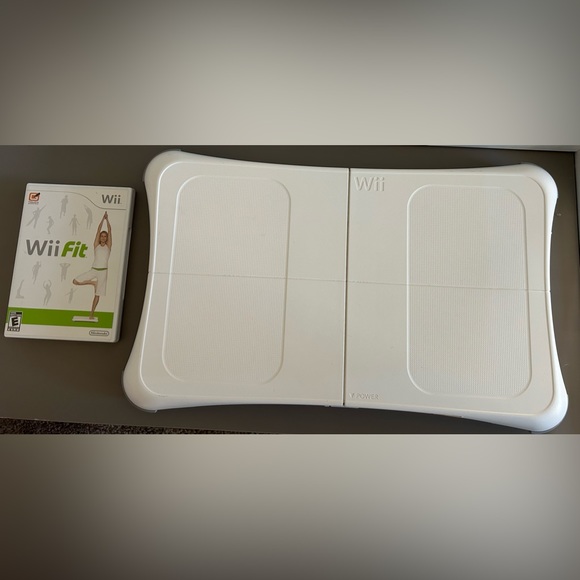 Nintendo Wii Fit Balance Board and Wii Fit - Picture 1 of 4